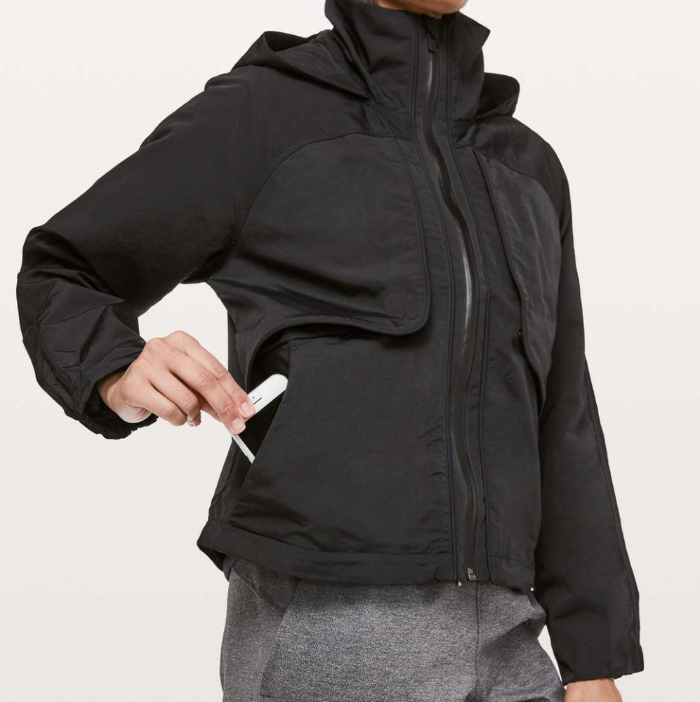 Lululemon black always effortless jacket